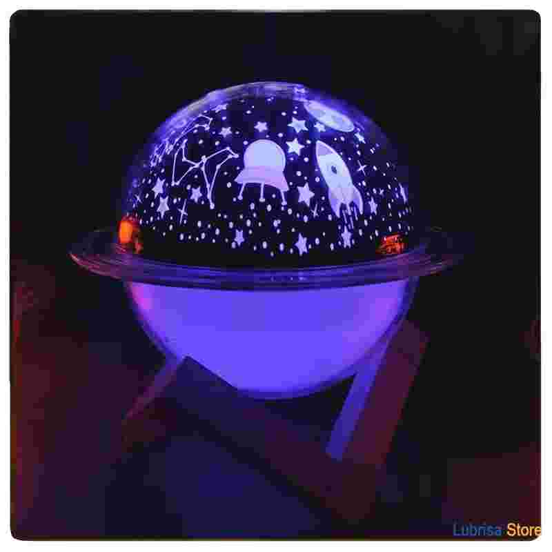 Lampe de projection lune humidificateur diffuseur
