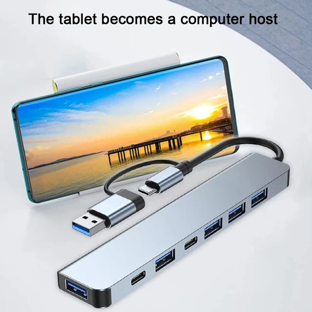 Hub  USB Multi-ports 7 en 1