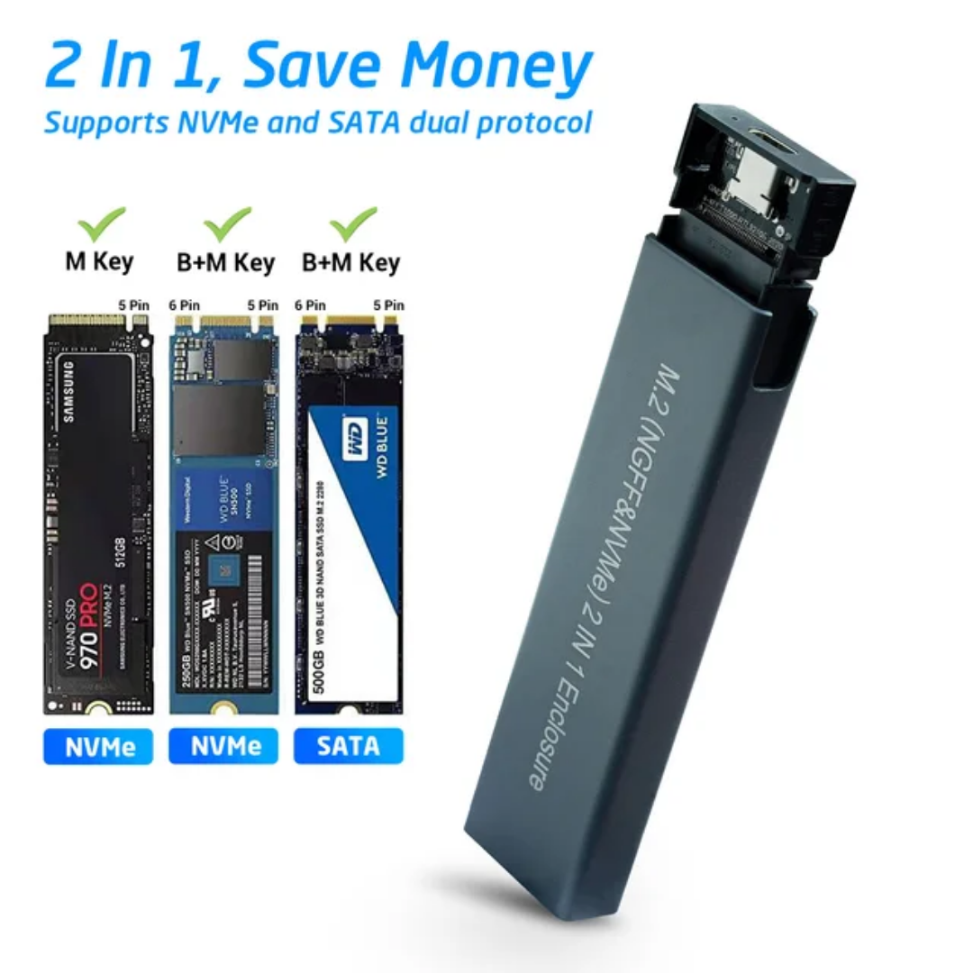 Boîtier Disque SSD M.2 – Compatibilité Totale NVMe