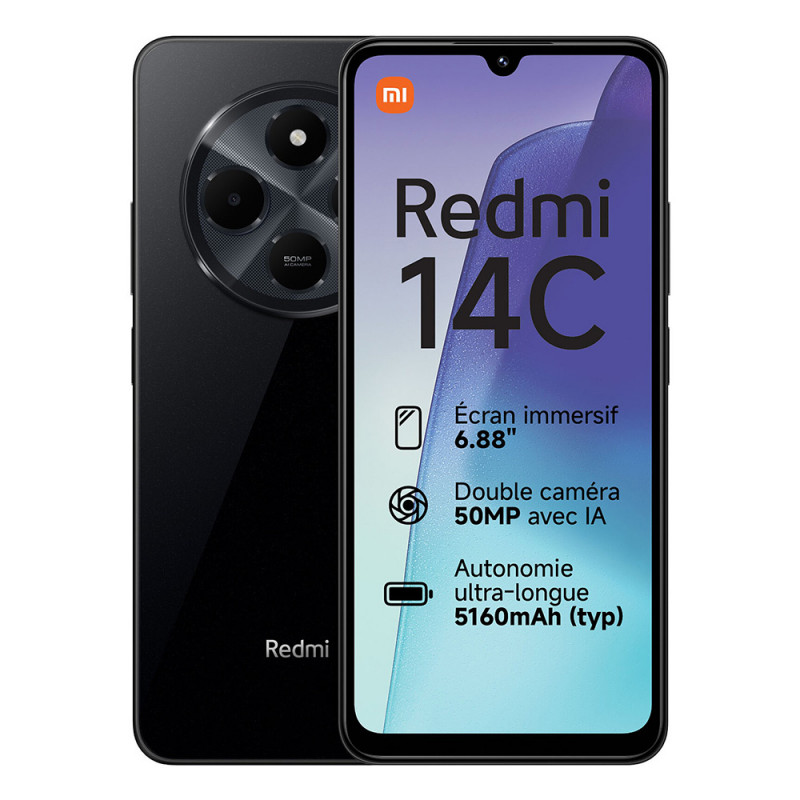 Redmi 14C – 128 Go / 4 Go RAM