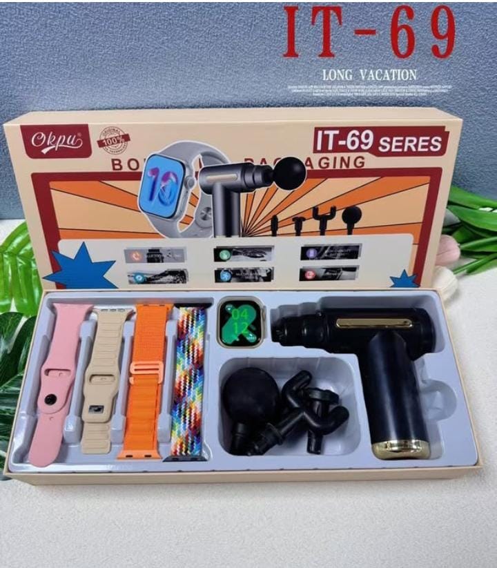 Pistolet de massage plus Montre connectée 