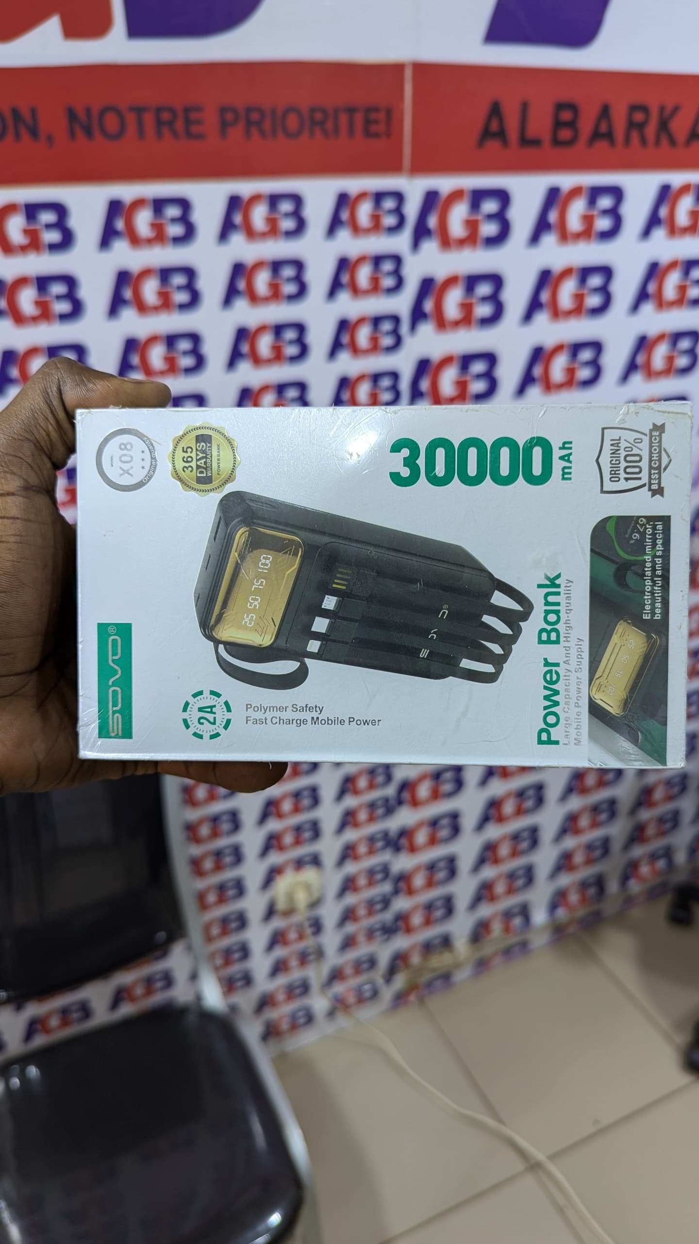 POWER BANK 30000mAh de SOVO 