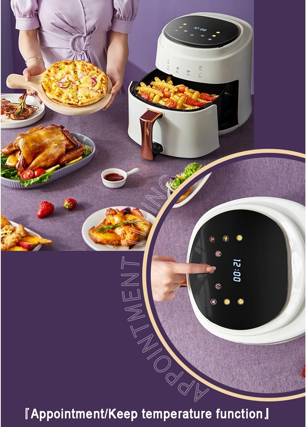 Friteuse à Air electrique de grande capacité 