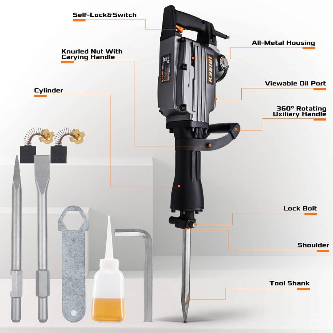 Marteau piqueur electrique demolition de royce 