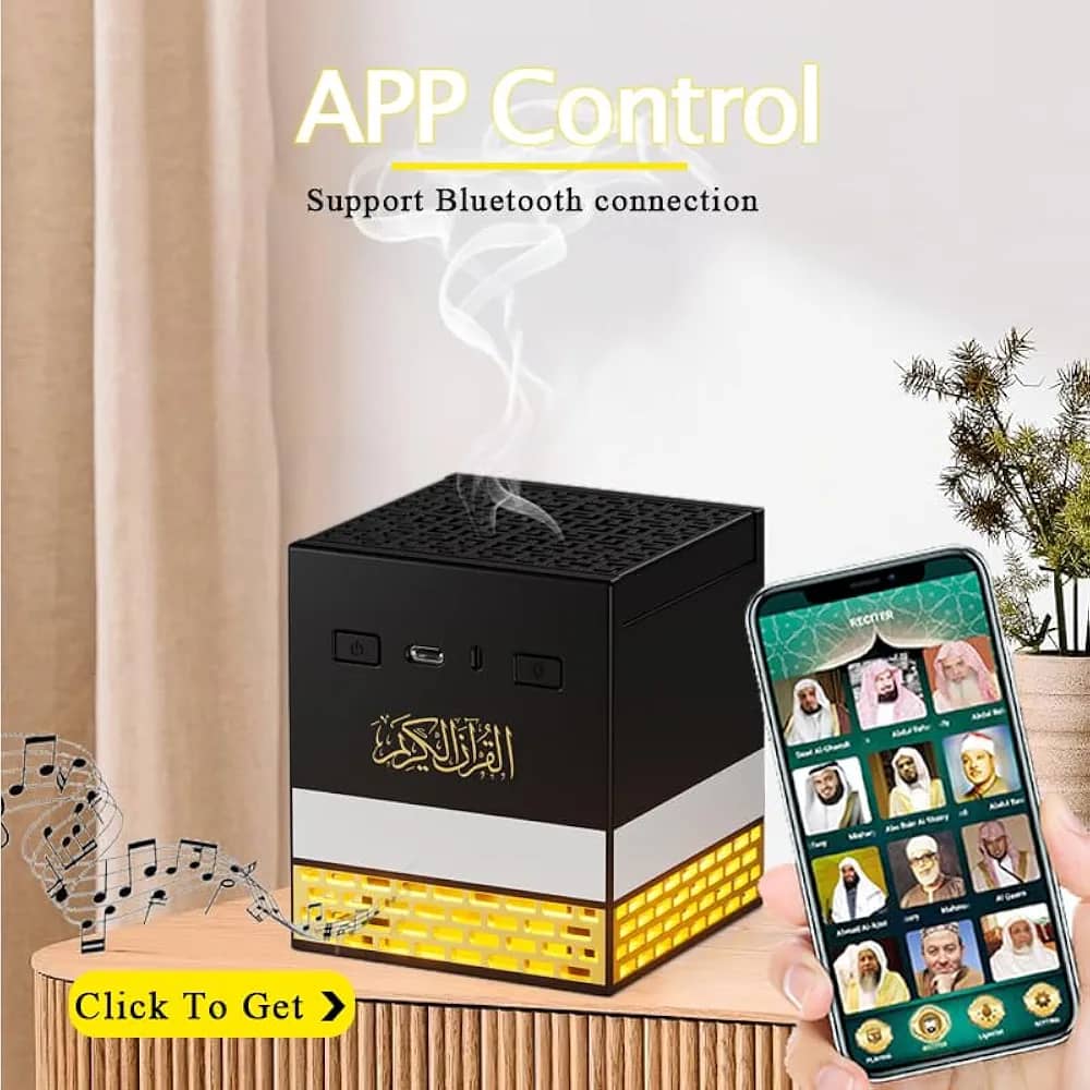 Enceinte Bluetooth Kaaba avec Coran