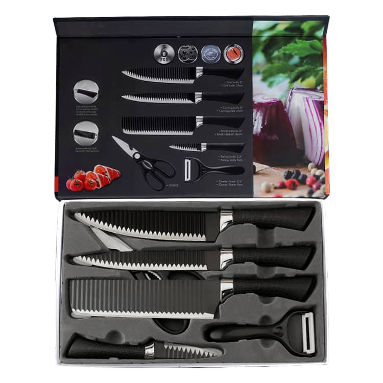 Pack de 6 Couteaux de Cuisine 
