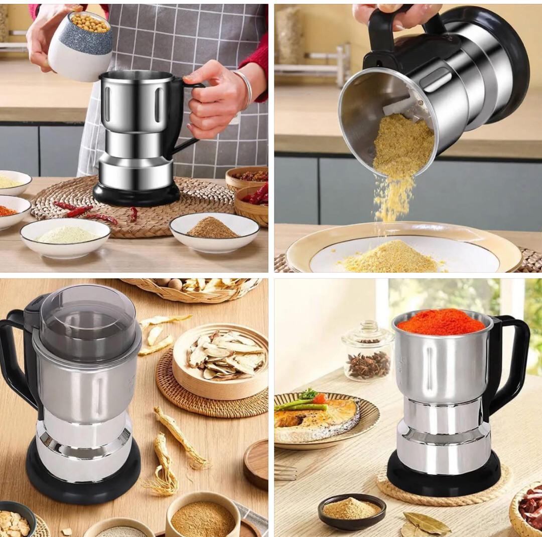 mini moulin électrique en acide inoxydable  