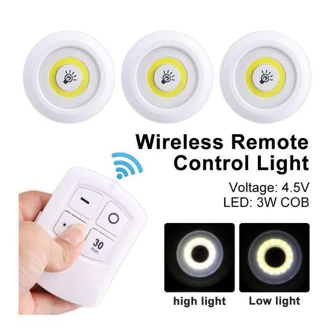 Spot LED sans fil à 3 lampes