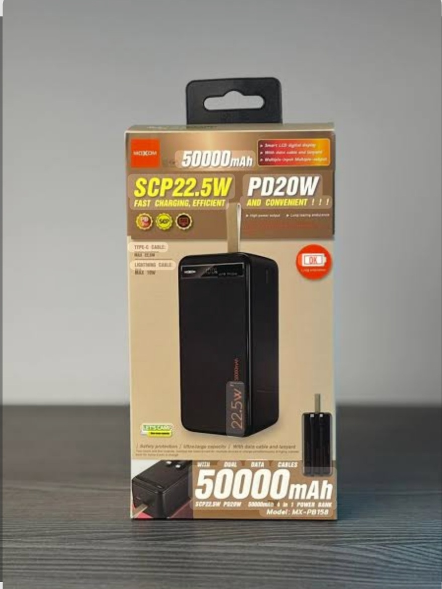 Power Bank 50000 mAh MOXOM MX-PB58