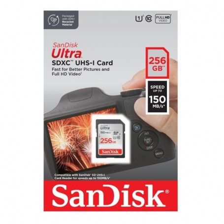 CARTE MEMOIRE 256GB SDXC UHS-I CARD DE  SANDISK