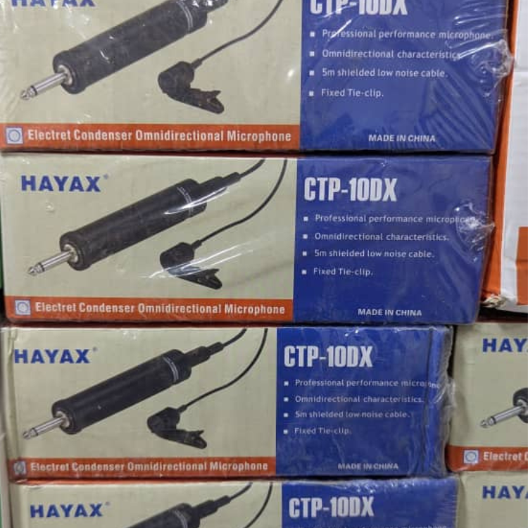 HAYAX CTP-10DX Tie-Clip Microphone