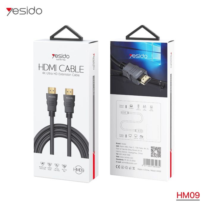 CABLE HDMI DE YESIDO HM09
